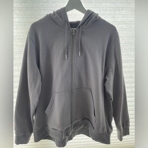 grey H&M zip up size XL